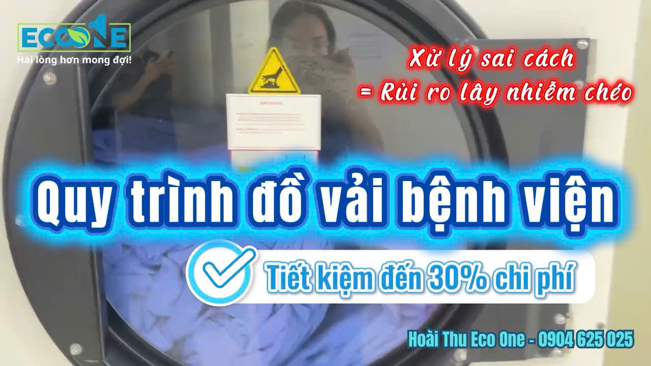 Giải pháp giặt là y tế chuyên dụng nâng cao kiểm soát nhiễm khuẩn bệnh viện Giải pháp giặt là y tế chuyên dụng nâng cao kiểm soát nhiễm khuẩn bệnh viện